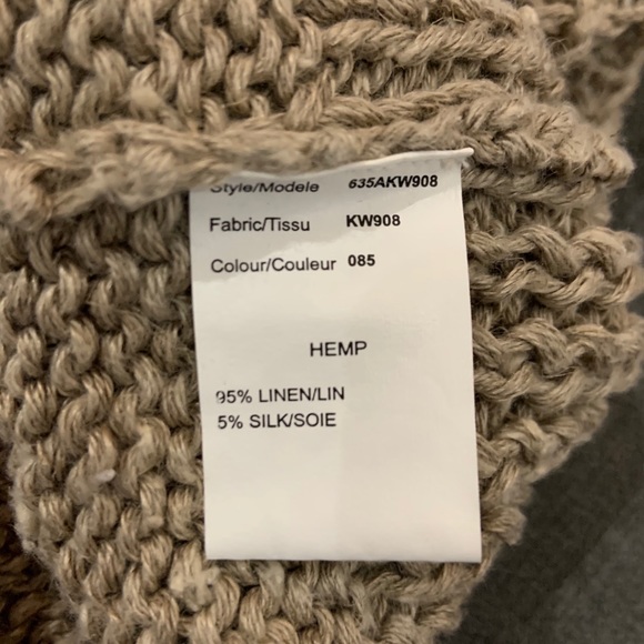 MICHAEL KORS RUNWAY✨ Taupe linen knit top - Picture 6 of 6